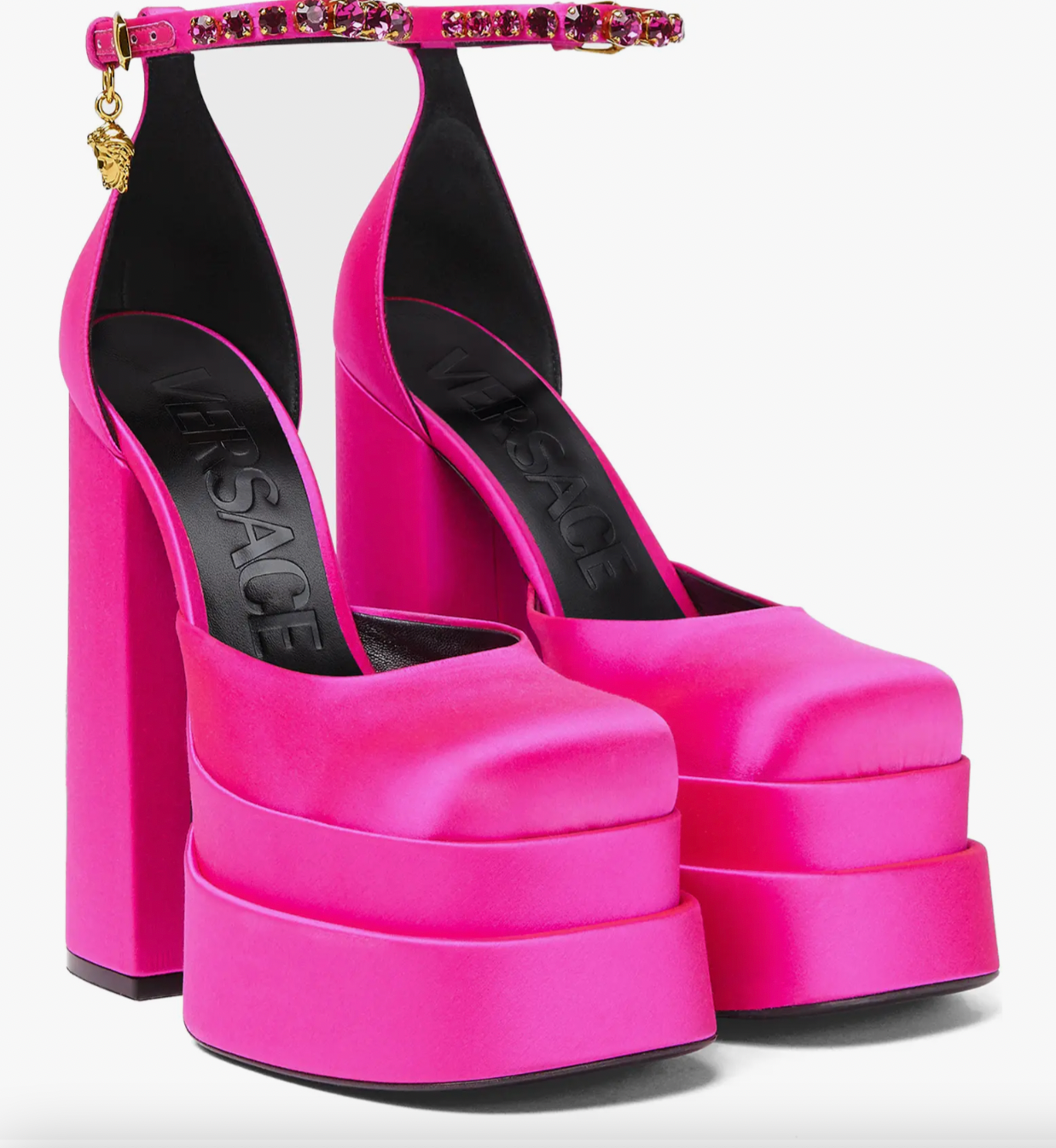 Versace high clearance heels price